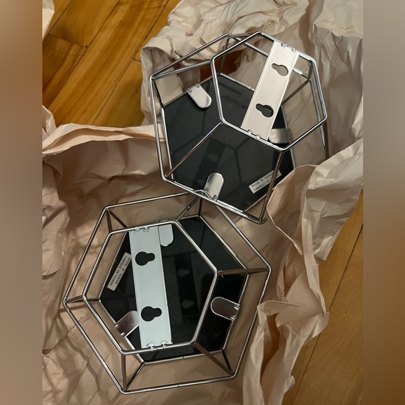 Anthropologie hexagon mirrors - Picture 5 of 9